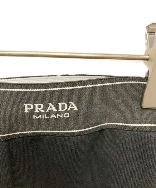 PRADA（プラダ）PRADA (プラダ) ロゴウエストスウェットパンツ ブラック サイズ:Sの古着・服飾アイテム