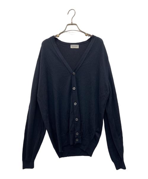 JOHN SMEDLEY（ジョンスメドレー）JOHN SMEDLEY (ジョンスメドレー) ウールカーディガン ネイビー サイズ:XLの古着・服飾アイテム