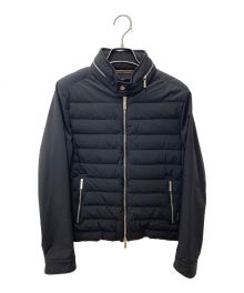 MOORER（ムーレー）の古着「FILIPPO  ダウン切替ブルゾン 258-41814」｜ブラック