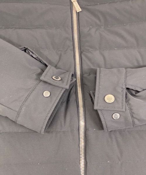 MOORER（ムーレー）MOORER (ムーレー) FILIPPO  ダウン切替ブルゾン 258-41814 ブラック サイズ:44の古着・服飾アイテム