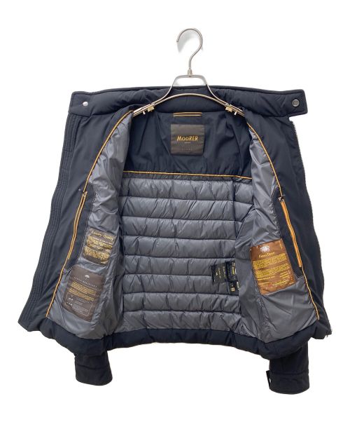 MOORER（ムーレー）MOORER (ムーレー) FILIPPO  ダウン切替ブルゾン 258-41814 ブラック サイズ:44の古着・服飾アイテム