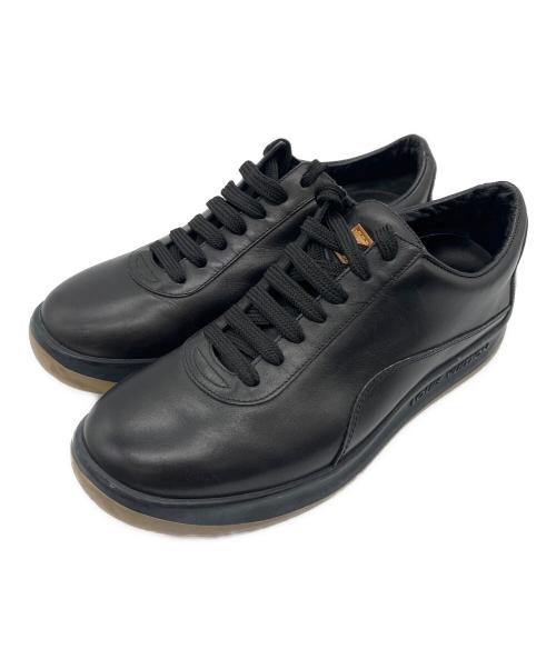 LOUIS VUITTON（ルイ ヴィトン）LOUIS VUITTON (ルイ ヴィトン) レザースニーカー ブラック サイズ:35の古着・服飾アイテム