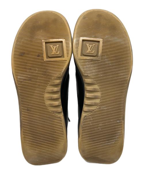 LOUIS VUITTON（ルイ ヴィトン）LOUIS VUITTON (ルイ ヴィトン) レザースニーカー ブラック サイズ:35の古着・服飾アイテム
