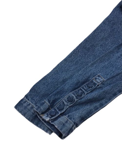 ROTATE（ロテート）ROTATE (ロテート) Kim Ruched Chambray Mini Dress インディゴ サイズ:38の古着・服飾アイテム