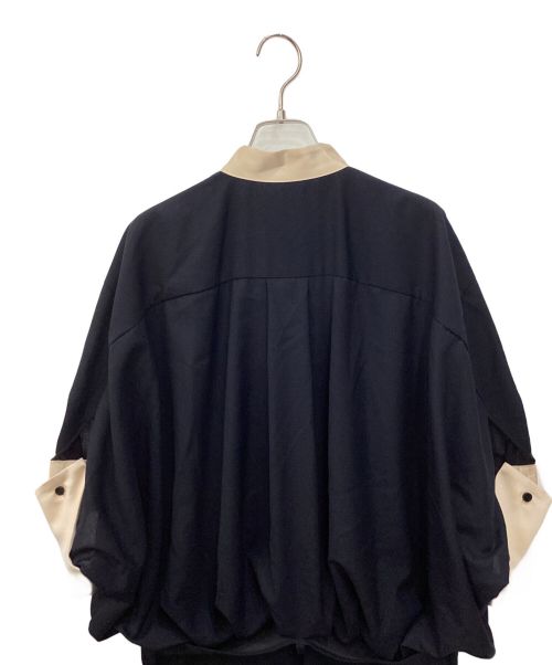 sacai（サカイ）sacai (サカイ) Suiting Mix Dress ネイビー サイズ:SIZE 2の古着・服飾アイテム