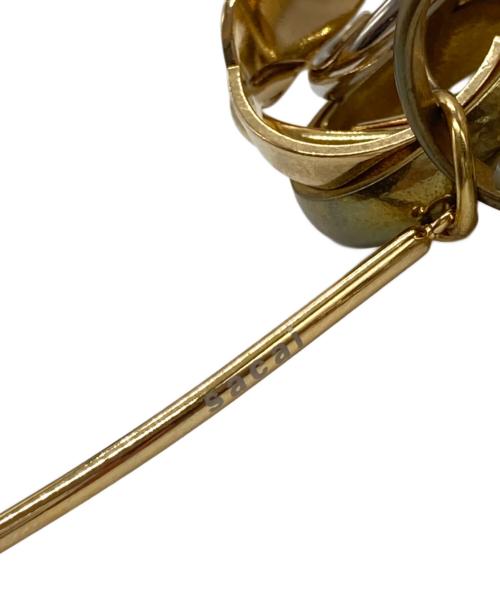 sacai（サカイ）sacai (サカイ) シングルイヤーカフ ゴールドの古着・服飾アイテム