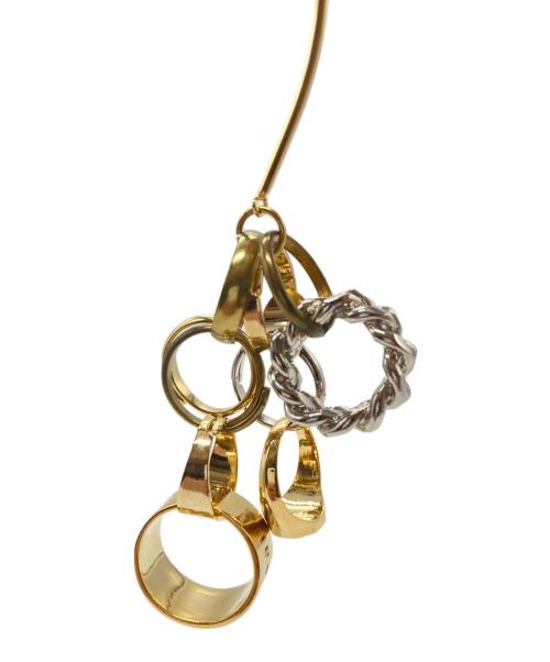 sacai（サカイ）sacai (サカイ) シングルイヤーカフ ゴールドの古着・服飾アイテム