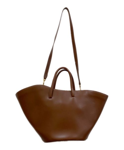 LITTLE LIFFNER（リトルリフナー）LITTLE LIFFNER (リトルリフナー) TULIP トートバッグ ブラウンの古着・服飾アイテム