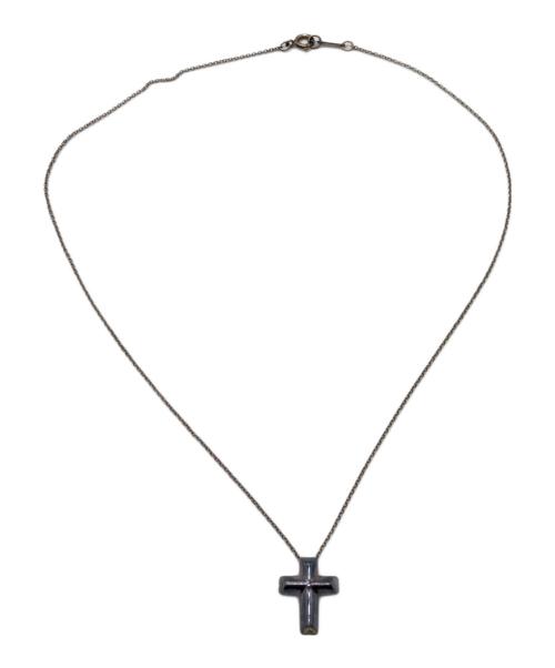 TIFFANY & Co.（ティファニー）TIFFANY & Co. (ティファニー) テンダネスハートクロスネックレス シルバーの古着・服飾アイテム