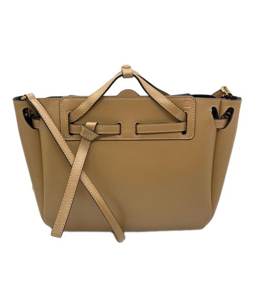 LOEWE（ロエベ）LOEWE (ロエベ) ラゾミニ2WAYバッグ ブラウンの古着・服飾アイテム