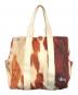 stussy（ステューシー）の古着「Canvas Flight Bag 'Cowhide'」｜ブラウン