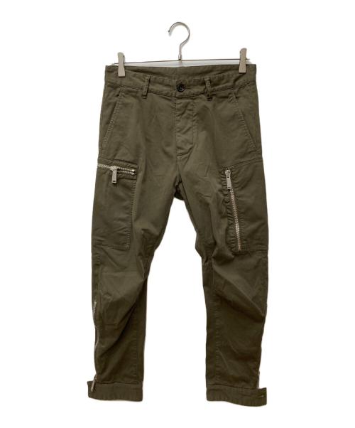 DSQUARED2（ディースクエアード）DSQUARED2 (ディースクエアード) Cargo Trousers　S71KB0358 カーキ サイズ:42の古着・服飾アイテム