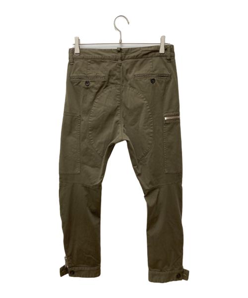 DSQUARED2（ディースクエアード）DSQUARED2 (ディースクエアード) Cargo Trousers　S71KB0358 カーキ サイズ:42の古着・服飾アイテム
