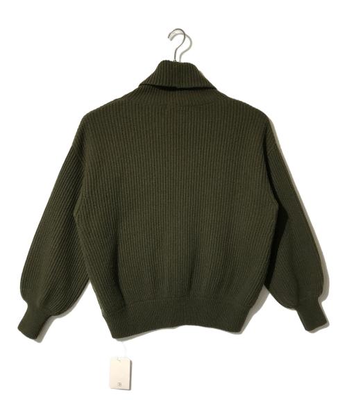 Noble（ノーブル）Noble (ノーブル) 5G両畦ビッグタートルプルオーバー カーキ サイズ:FREEの古着・服飾アイテム