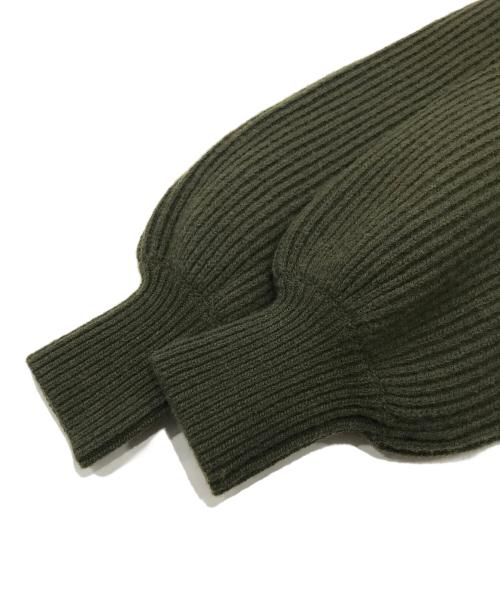 Noble（ノーブル）Noble (ノーブル) 5G両畦ビッグタートルプルオーバー カーキ サイズ:FREEの古着・服飾アイテム