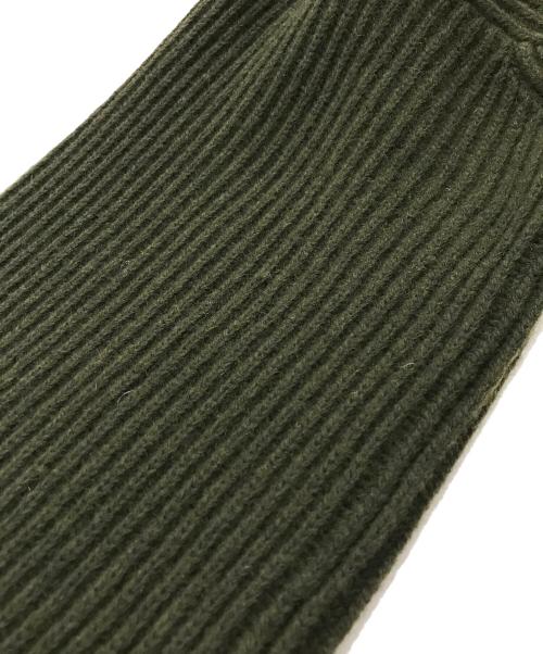 Noble（ノーブル）Noble (ノーブル) 5G両畦ビッグタートルプルオーバー カーキ サイズ:FREEの古着・服飾アイテム