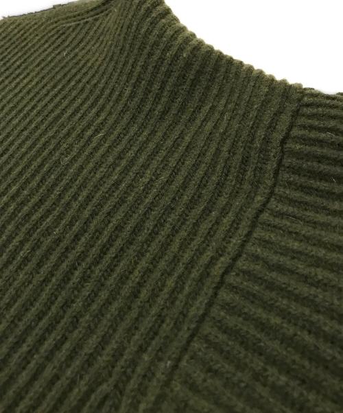 Noble（ノーブル）Noble (ノーブル) 5G両畦ビッグタートルプルオーバー カーキ サイズ:FREEの古着・服飾アイテム