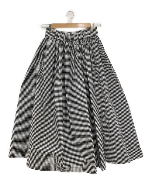 DOUBLE STANDARD CLOTHING（ダブルスタンダードクロージング）DOUBLE STANDARD CLOTHING (ダブルスタンダードクロージング) ギンガムチェックスカート ブラック サイズ:36の古着・服飾アイテム