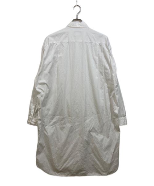 COMME des GARCONS HOMME PLUS（コムデギャルソンオムプリュス）COMME des GARCONS HOMME PLUS (コムデギャルソンオムプリュス) ロングシャツ ホワイト サイズ:Sの古着・服飾アイテム