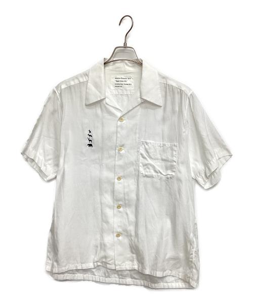 MOUNTAIN RESEARCH（マウンテンリサーチ）MOUNTAIN RESEARCH (マウンテンリサーチ) オープンカラーシャツ ホワイト サイズ:Mの古着・服飾アイテム