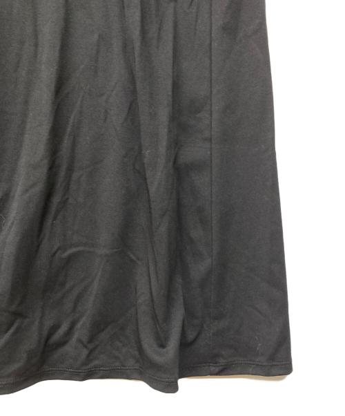 23区（ニジュウサンク）23区 (ニジュウサンク) ライトスムース Aライン ワンピース ブラック サイズ:40の古着・服飾アイテム