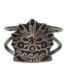 ノーブランド（ノーブランド）の古着「オーバーレイバングル」｜シルバー