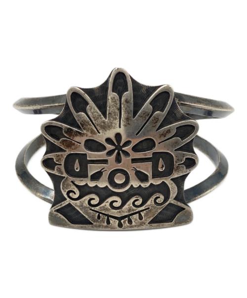 ノーブランド（ノーブランド）ノーブランド (ノーブランド) オーバーレイバングル シルバーの古着・服飾アイテム