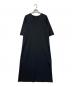 DES PRES（デ プレ）の古着「ポリエステルスムース クルーネックワンピース」｜ブラック