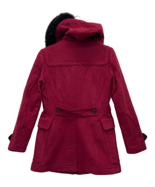 BURBERRY BRIT（バーバリーブリット）BURBERRY BRIT (バーバリーブリット) ファー付ダッフルコート ボルドー サイズ:Mの古着・服飾アイテム
