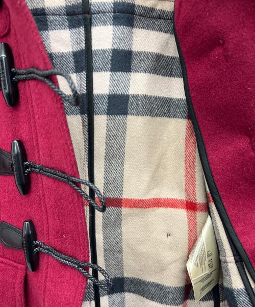 BURBERRY BRIT（バーバリーブリット）BURBERRY BRIT (バーバリーブリット) ファー付ダッフルコート ボルドー サイズ:Mの古着・服飾アイテム