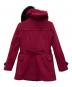 BURBERRY BRIT (バーバリーブリット) ファー付ダッフルコート ボルドー サイズ:M：14000円
