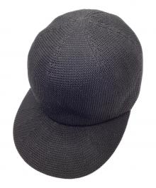 CFCL（シーエフシーエル）の古着「MESH KNIT BASEBALL CAP」｜ブラック