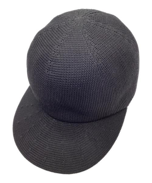 CFCL（シーエフシーエル）CFCL (シーエフシーエル) MESH KNIT BASEBALL CAP ブラックの古着・服飾アイテム