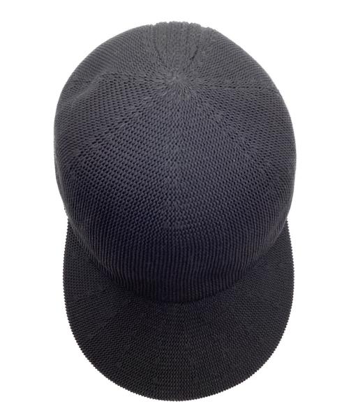 CFCL（シーエフシーエル）CFCL (シーエフシーエル) MESH KNIT BASEBALL CAP ブラックの古着・服飾アイテム