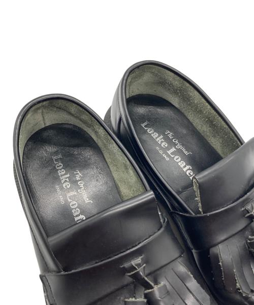 LOAKE（ローク）LOAKE (ローク) タッセルローファー ブラック サイズ:7の古着・服飾アイテム