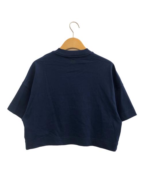AMI Alexandre Mattiussi（アミアレクサンドルマテュッシ）AMI Alexandre Mattiussi (アミ アレクサンドル マテュッシ) クロップドTシャツ ネイビー サイズ:Sの古着・服飾アイテム