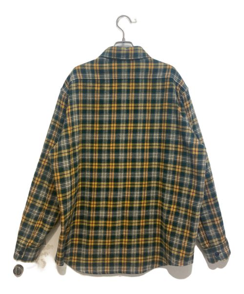 CELINE（セリーヌ）CELINE (セリーヌ) ルーズランバージャックシャツ グリーン サイズ:40の古着・服飾アイテム