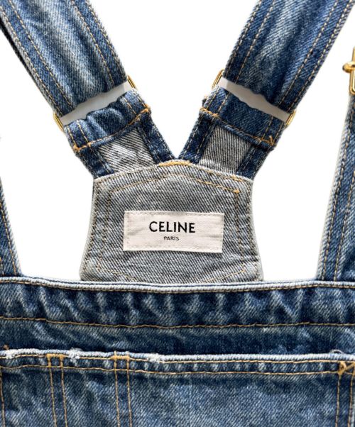 CELINE（セリーヌ）CELINE (セリーヌ) クラシックデニムワンピース インディゴ サイズ:Sの古着・服飾アイテム