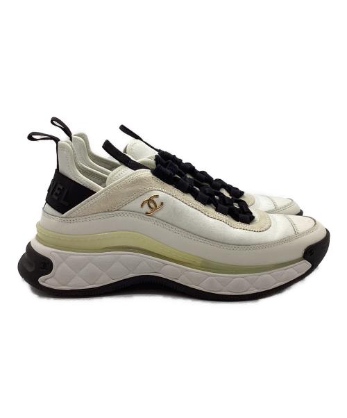 CHANEL（シャネル）CHANEL (シャネル) LOW TOP TRAINER アイボリー サイズ:39の古着・服飾アイテム