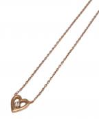 4℃ヨンドシー）の古着「オープンハート一粒ダイヤネックレス」