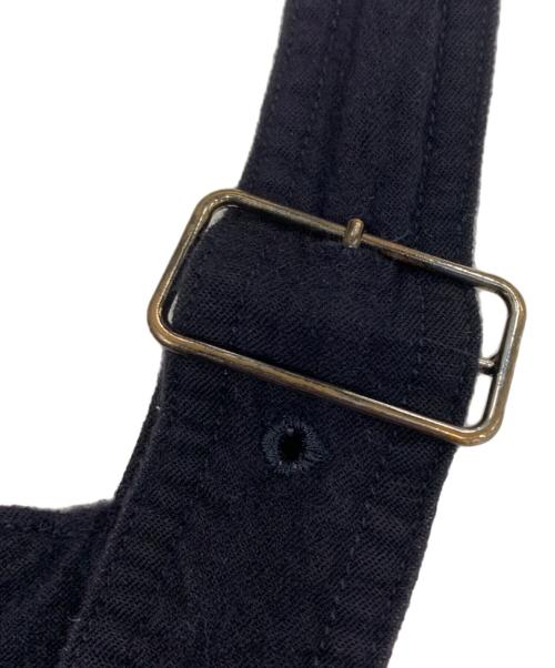 R JUBILEE（アールジュビリー）R JUBILEE (アールジュビリー) Wool Linen Overalls ブラック サイズ:Sの古着・服飾アイテム