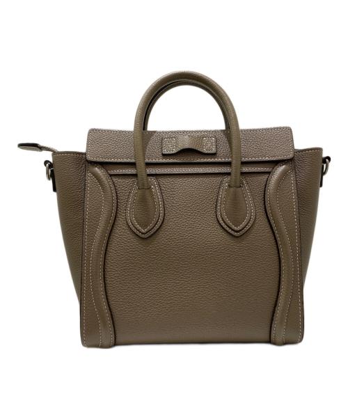 CELINE（セリーヌ）CELINE (セリーヌ) ラゲージナノ ブラウン サイズ:ナノの古着・服飾アイテム