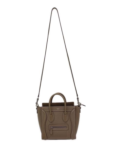 CELINE（セリーヌ）CELINE (セリーヌ) ラゲージナノ ブラウン サイズ:ナノの古着・服飾アイテム