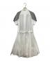 sacai (サカイ) Pre Cooton Knit Dress ホワイト×グレー サイズ:２：16000円