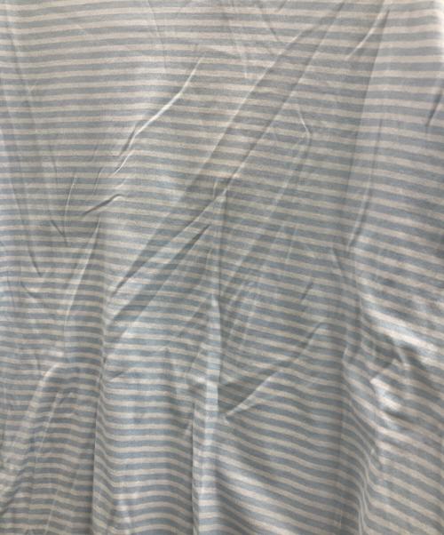 theory（セオリー）theory (セオリー) ボーダーTシャツ スカイブルー×ホワイト サイズ:L 未使用品の古着・服飾アイテム