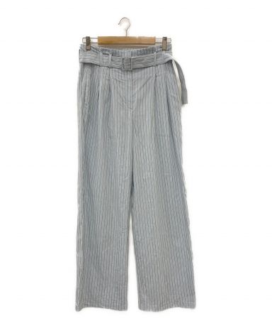 中古・古着通販】theory luxe (セオリーリュクス) Stripe Crisp Linen