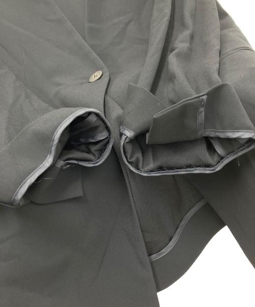 theory（セオリー）theory (セオリー) Powder Crepe CL Collarless JK ブラック サイズ:Mの古着・服飾アイテム
