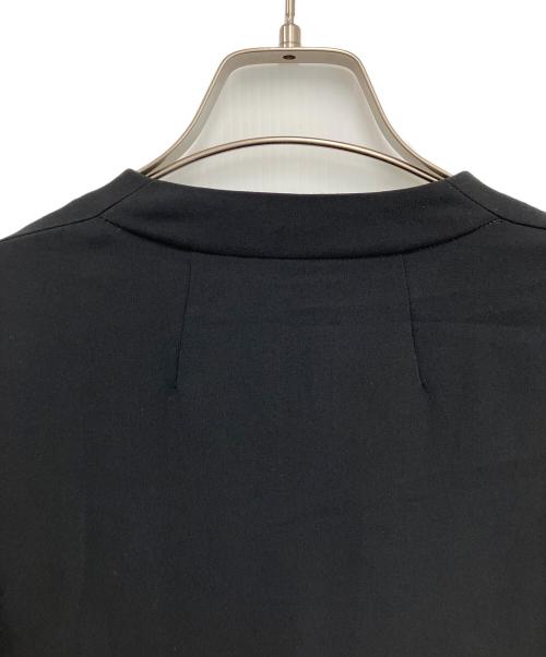 theory（セオリー）theory (セオリー) Powder Crepe CL Collarless JK ブラック サイズ:Mの古着・服飾アイテム