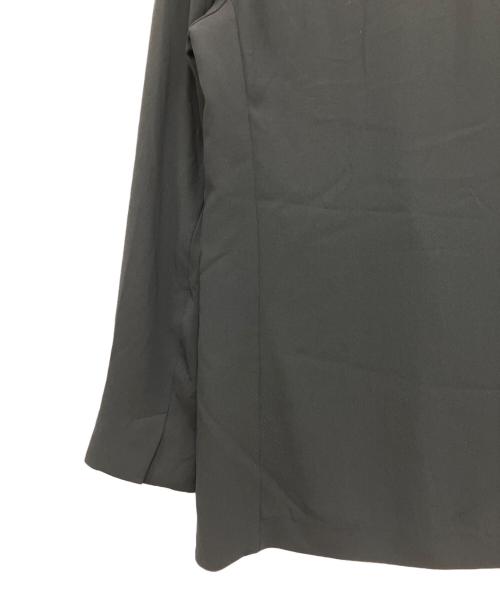 theory（セオリー）theory (セオリー) Powder Crepe CL Collarless JK ブラック サイズ:Mの古着・服飾アイテム