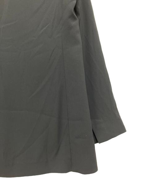 theory（セオリー）theory (セオリー) Powder Crepe CL Collarless JK ブラック サイズ:Mの古着・服飾アイテム